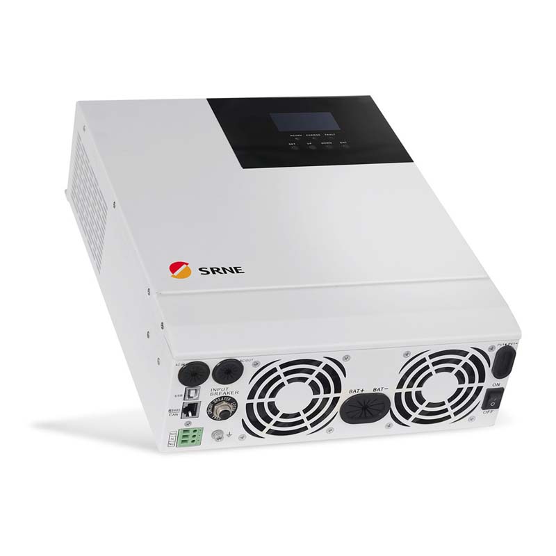 SRNE 3000W Inverseur de charge solaire hybride hybride hybride hybride hybride 24V 220VAC PURE WAVE sinusoïdale PURE 60A MAX PV 100V Inverter OFF-GRID